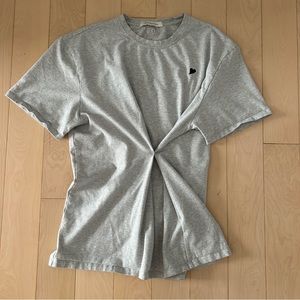 Blue Collection Gray Wrap Heart Tshirt